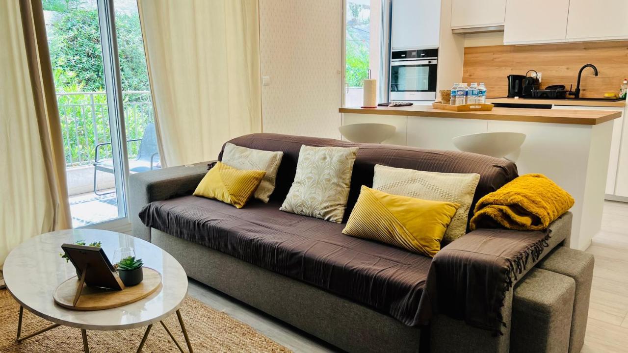 La Villa Ondine - Spacieux Appartement Sur Les Collines Nicoises - Piscine - 2 Parkings - Clim - Wifi نيس المظهر الخارجي الصورة
